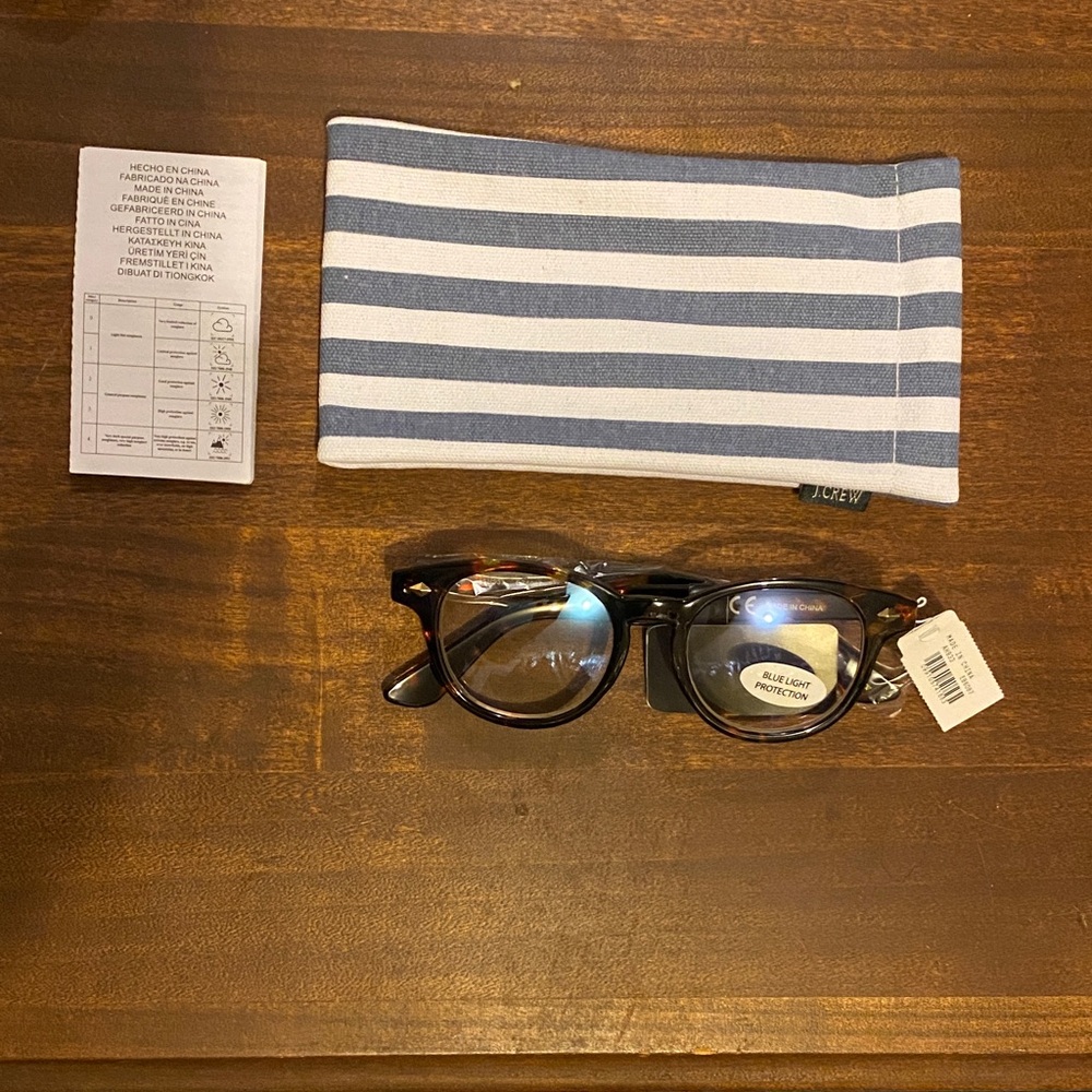 J. Crew Black and Brown Glasses